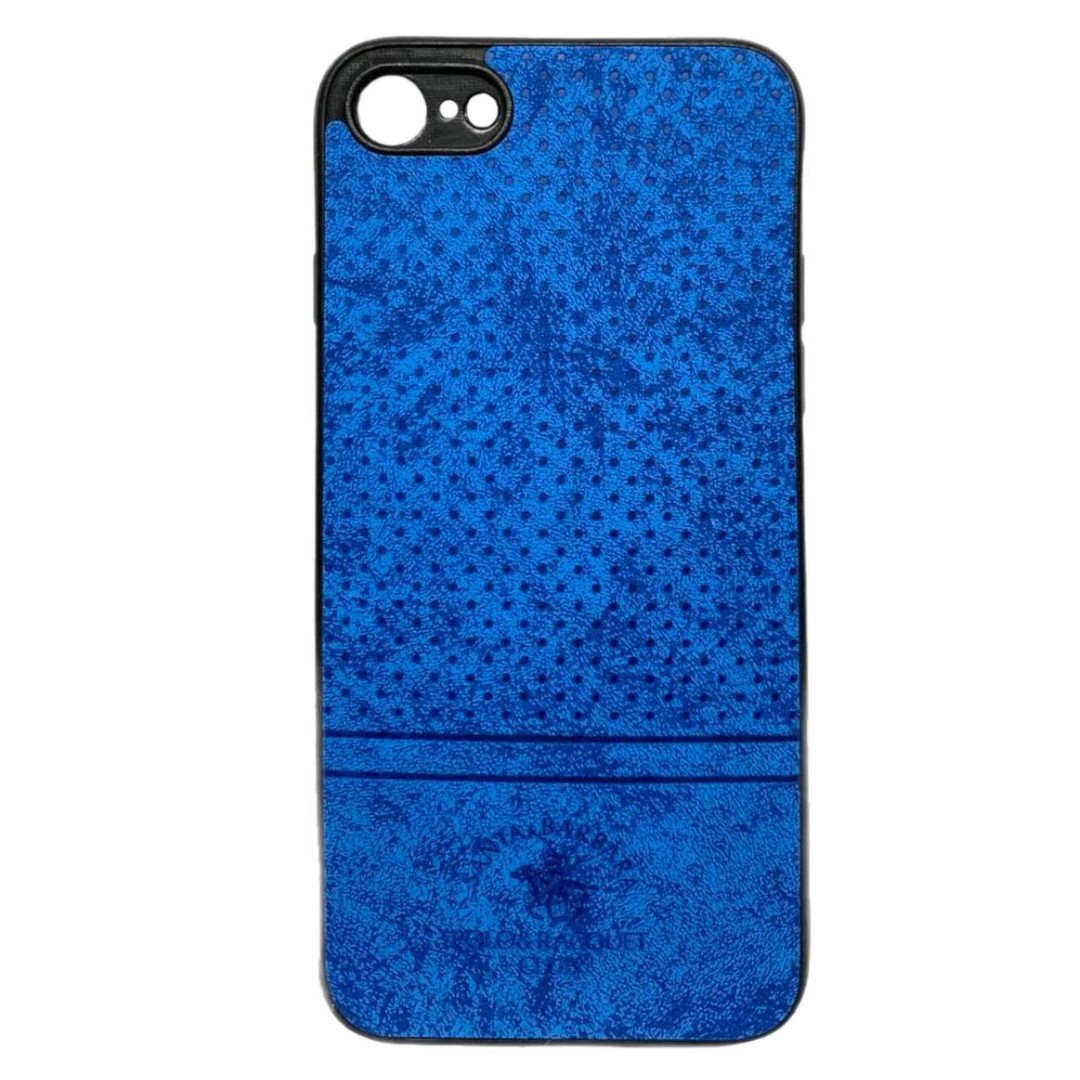 Накладка Santa Barbara velvet для IPhone 7/8/SE 2020 синя-0