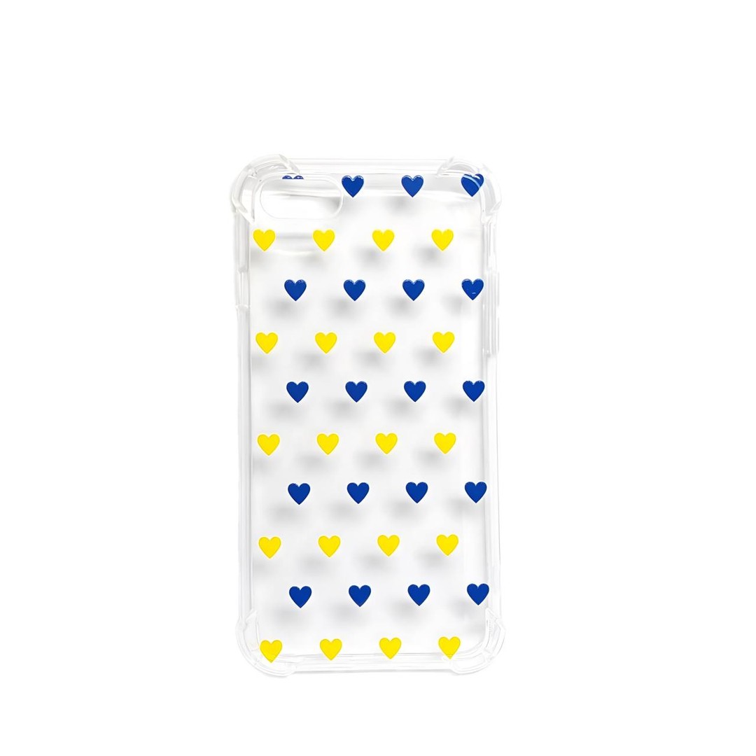 Накладка  WAVE Patriot Clear Case для Iphone 7/8/SE 2020 (ua hearts)-0