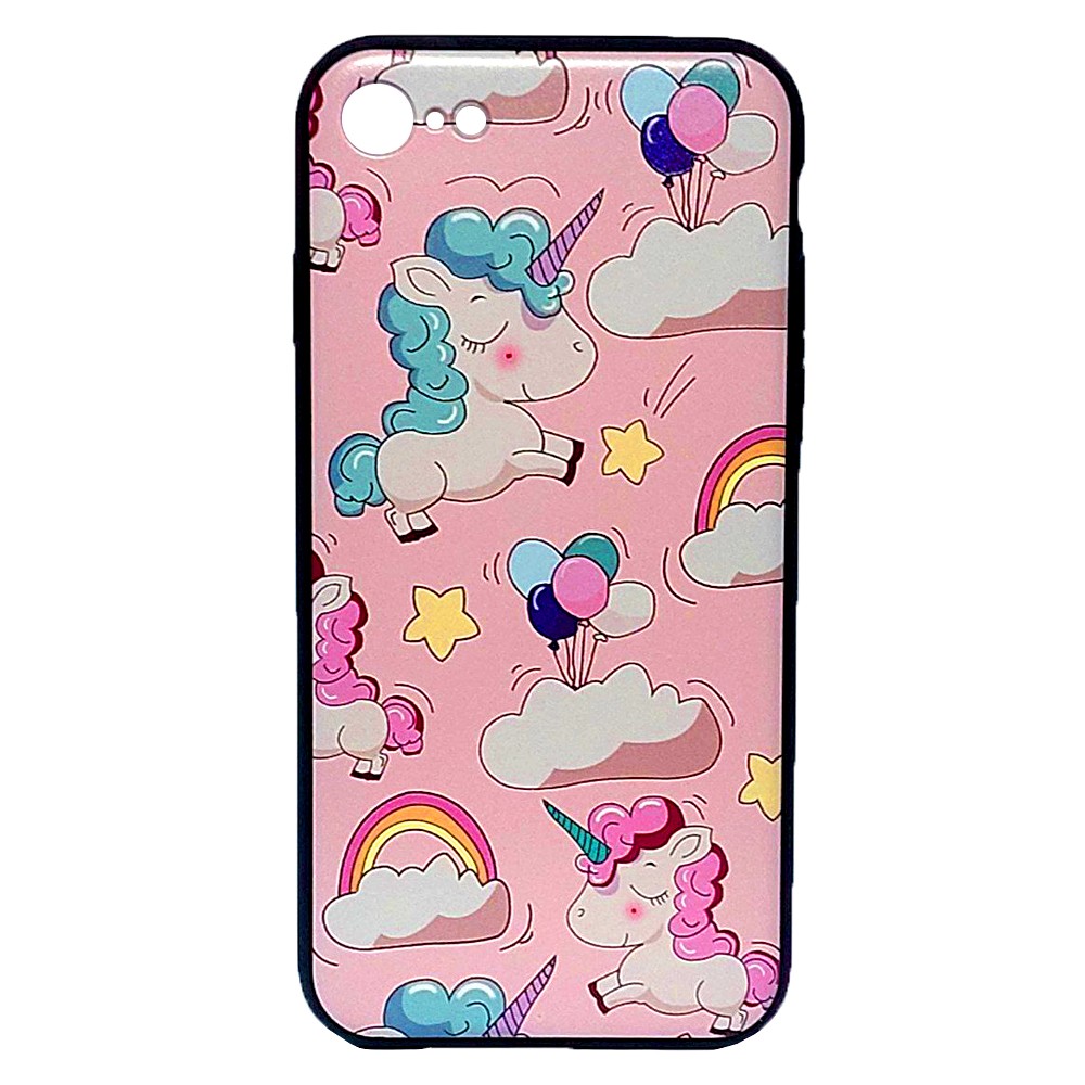 Накладка Creative (TPU+PC) для iPhone 7/8/SE 2 Єдинороги-0