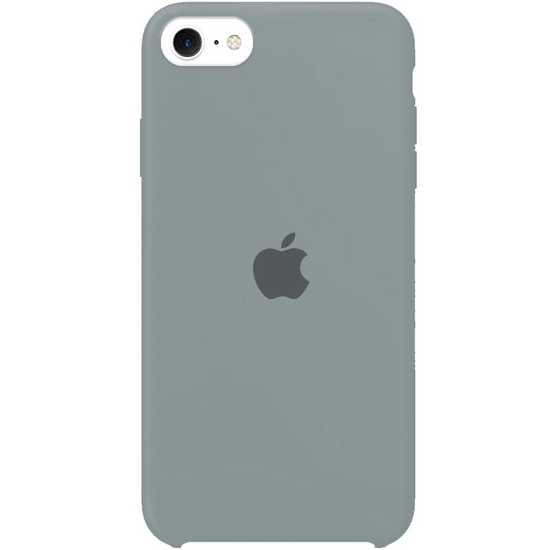 Silicone Case (AA) для iPhone 7/8/SE (2020) (Mist Blue)-0