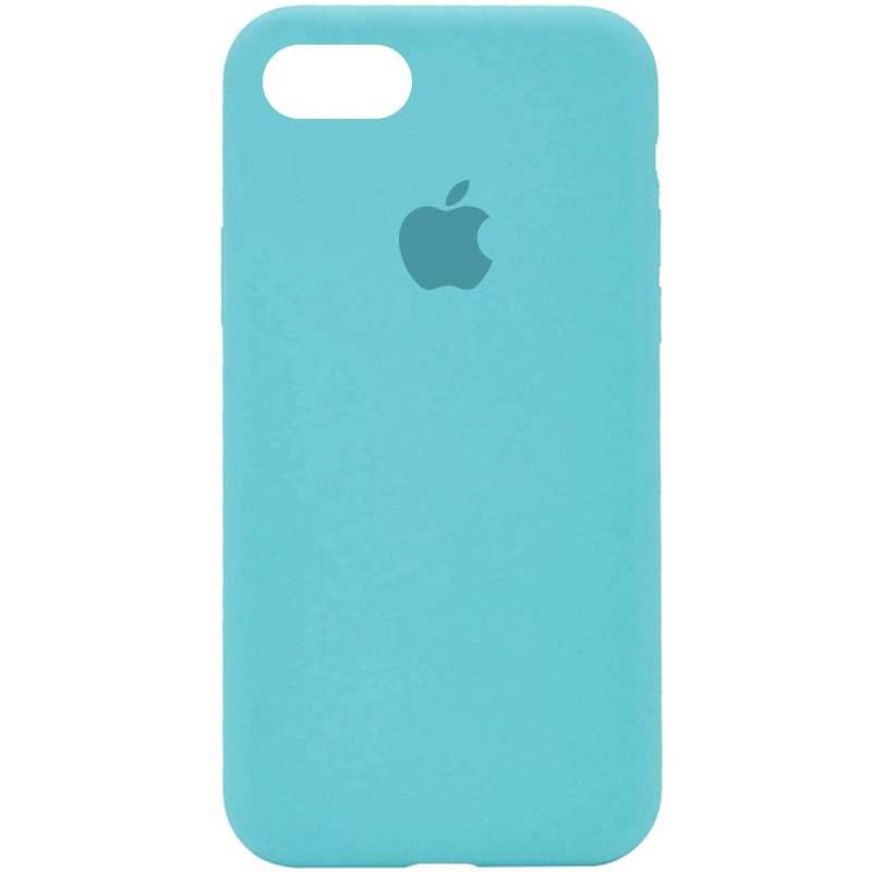 Silicone Case Full Protective (AA) для iPhone 7/8/SE (2020) (Marine Green)-0