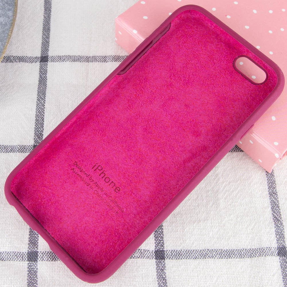 Silicone Case Full Protective (AA) для iPhone 7/8/SE (2020) (Maroon)-2