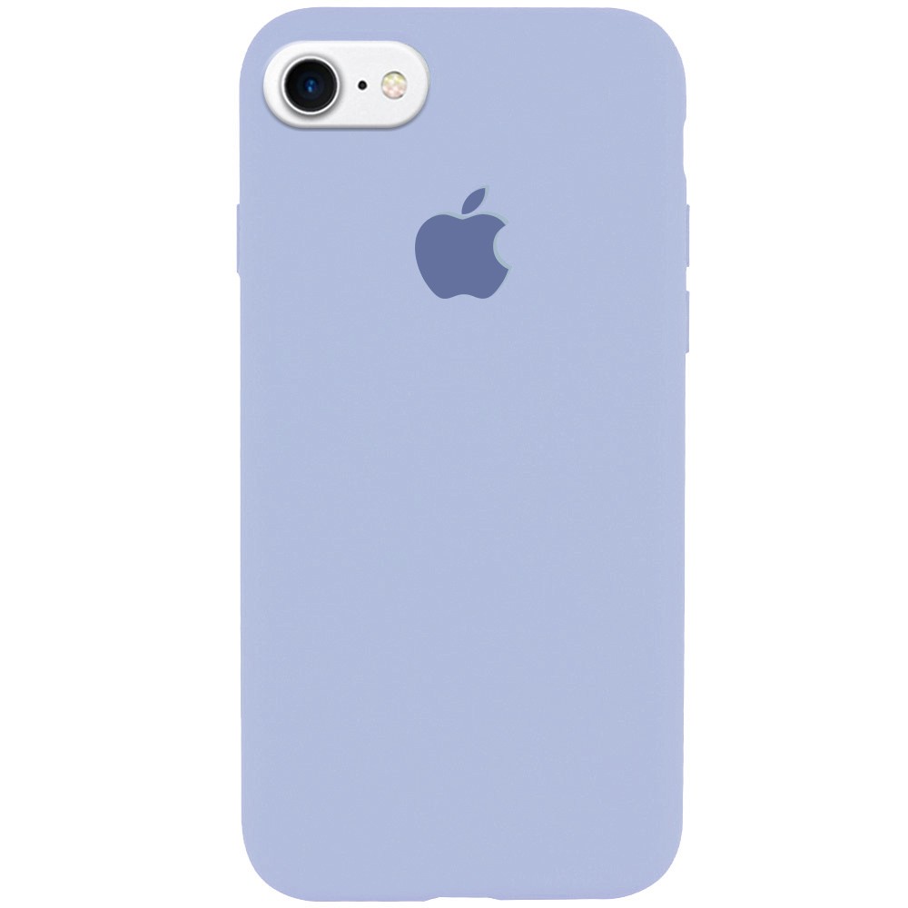 Silicone Case Full Protective (AA) для iPhone 7/8/SE (2020) (Lilac Blue)-0