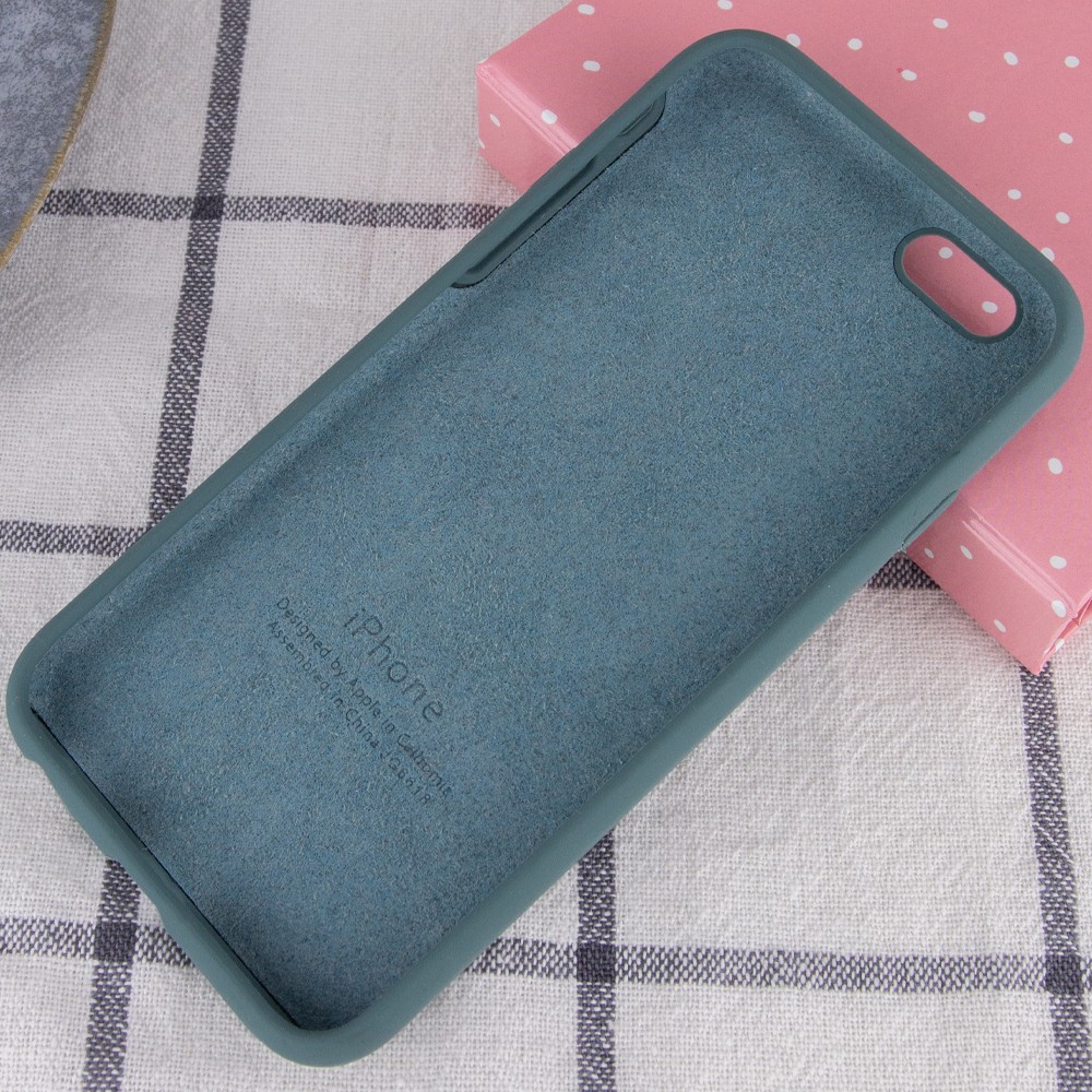 Silicone Case Full Protective (AA) для iPhone 7/8/SE (2020) (Pine Green)-2