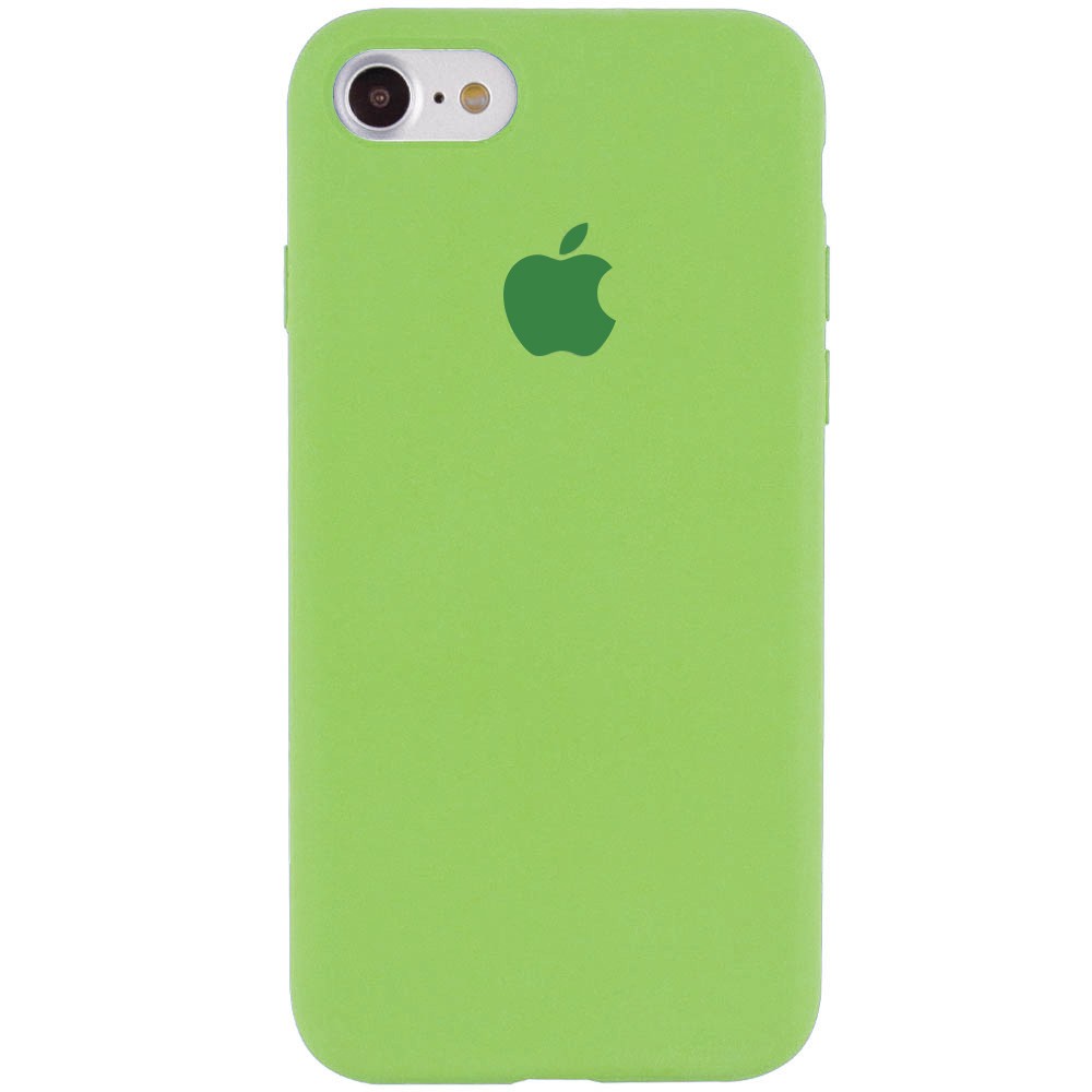 Silicone Case Full Protective (AA) для iPhone 7/8/SE (2020) (Mint)-0