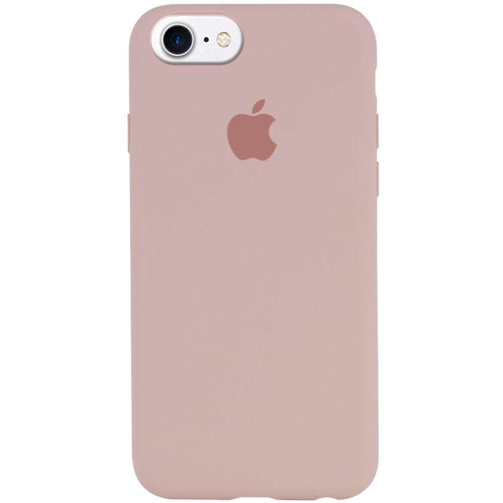 Silicone Case Full Protective (AA) для iPhone 7/8/SE (2020) (Pink Sand)-0