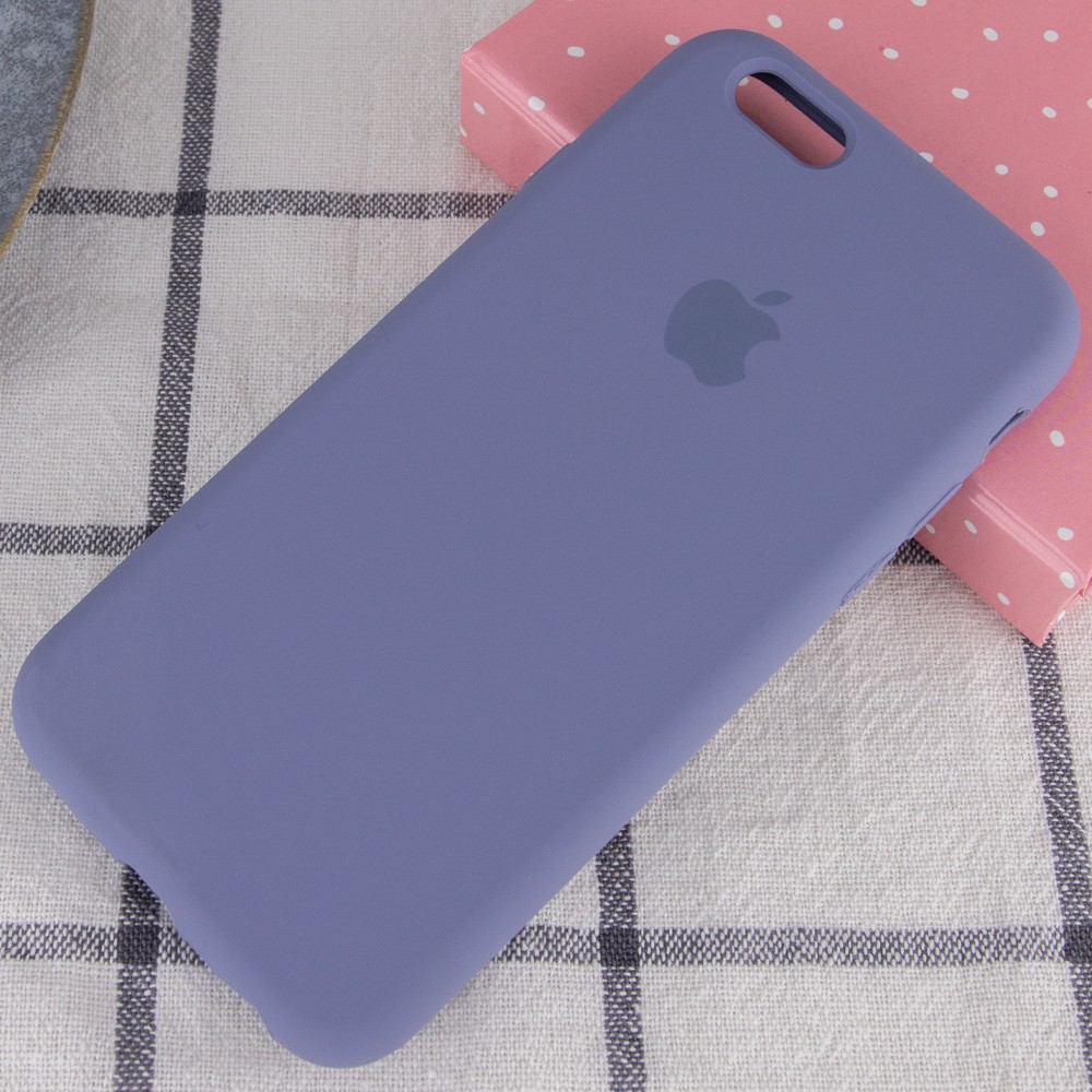Silicone Case Full Protective (AA) для iPhone 7/8/SE (2020) (Lavender Gray)-1