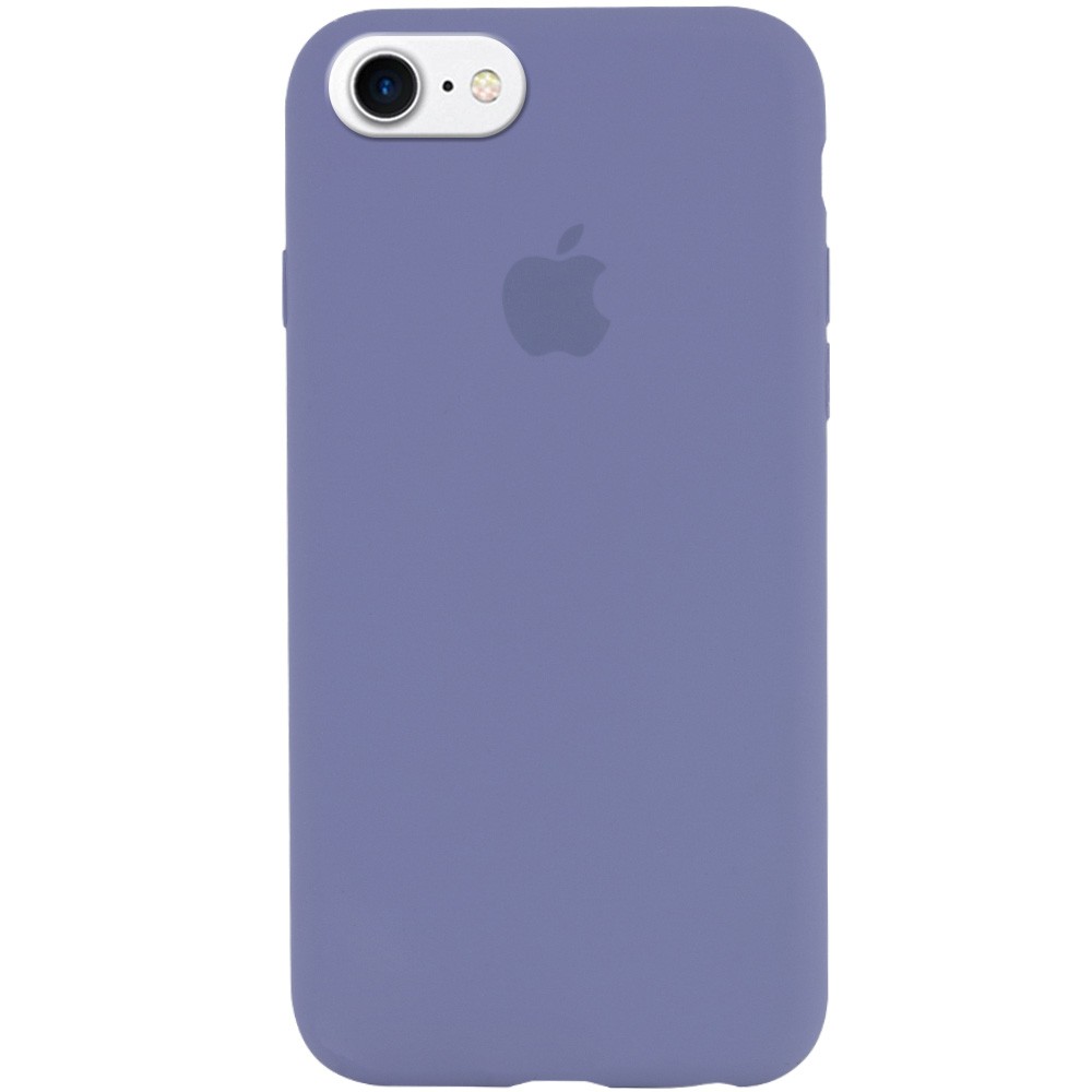 Silicone Case Full Protective (AA) для iPhone 7/8/SE (2020) (Lavender Gray)-0