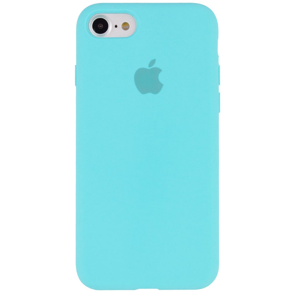 Silicone Case Full Protective (AA) для iPhone 7/8/SE (2020) (Ice Blue)-0