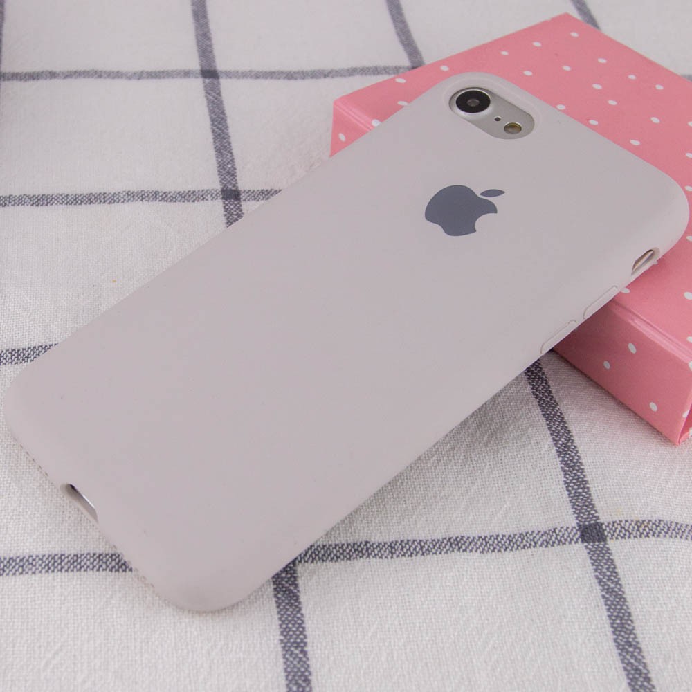 Silicone Case Full Protective (AA) для iPhone 7/8/SE (2020) (Stone)-1