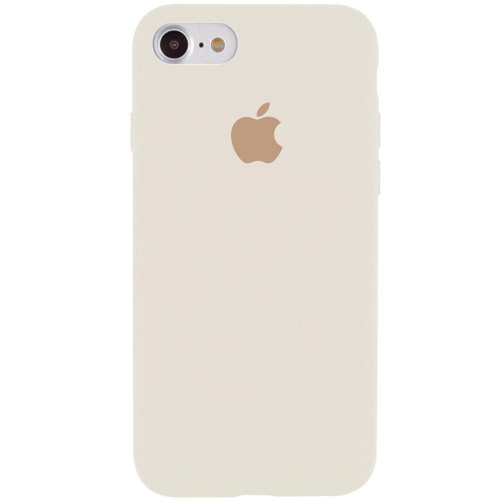 Silicone Case Full Protective (AA) для iPhone 7/8/SE (2020) (Antique White)-0