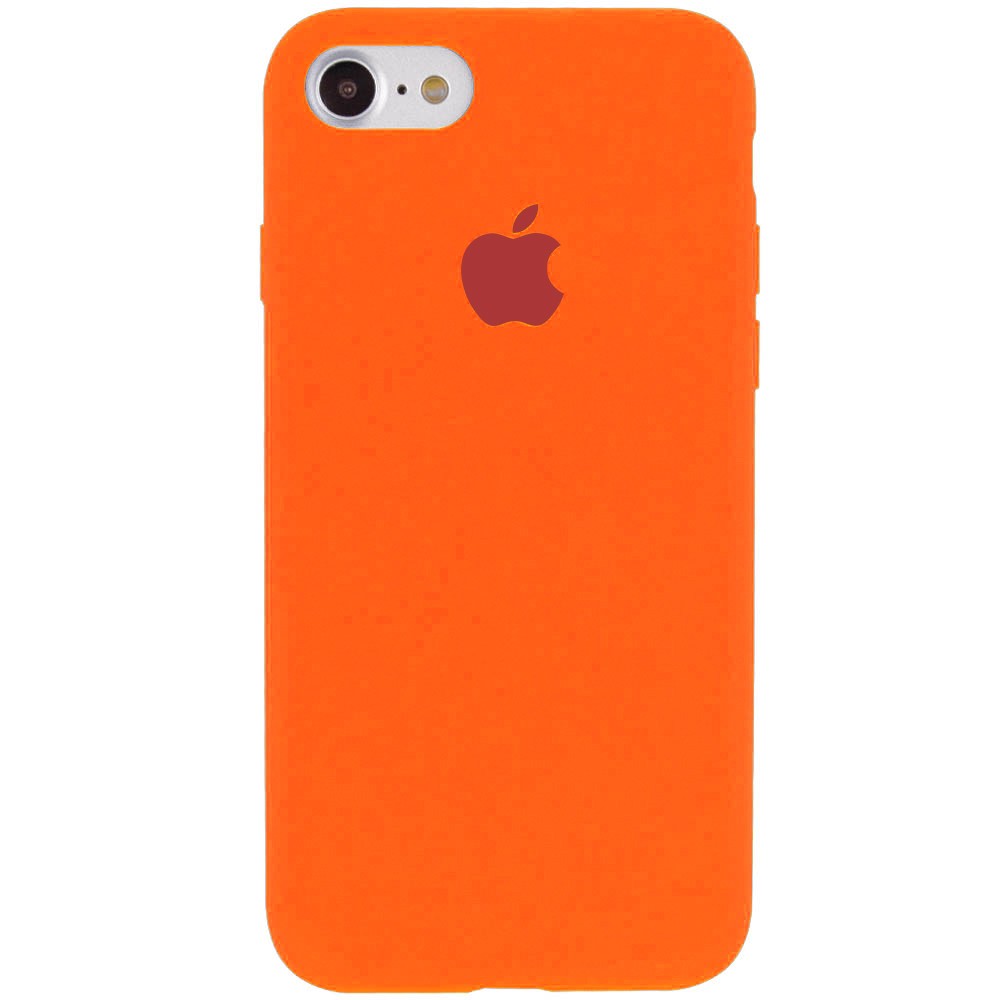 Silicone Case Full Protective (AA) для iPhone 7/8/SE (2020) (Apricot)-0