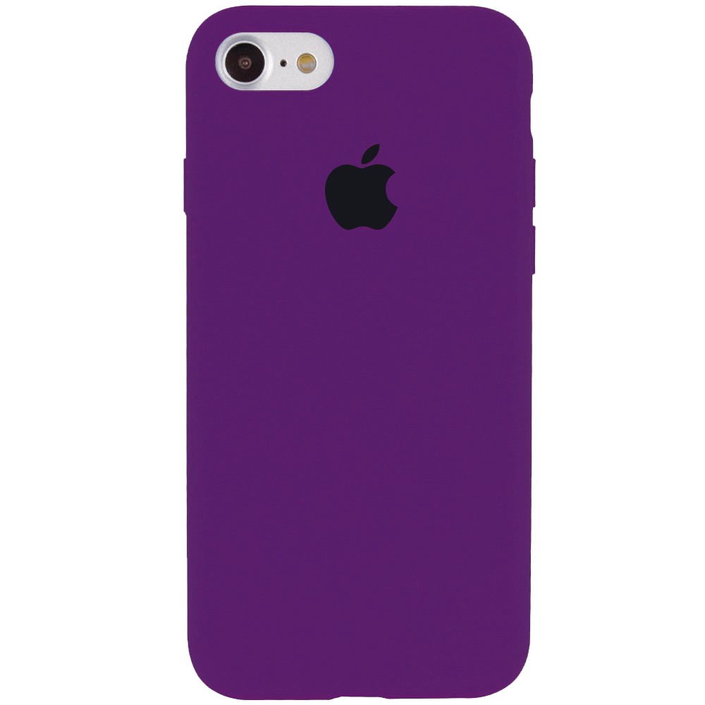 Silicone Case Full Protective (AA) для iPhone 7/8/SE (2020) (Ultra Violet)-0