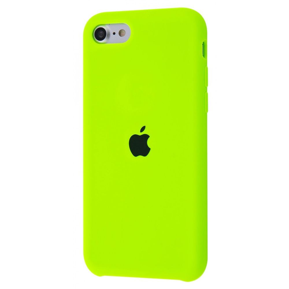 Silicone Case (AA) для iPhone 7/8/SE (2020) (Lime Green)-0