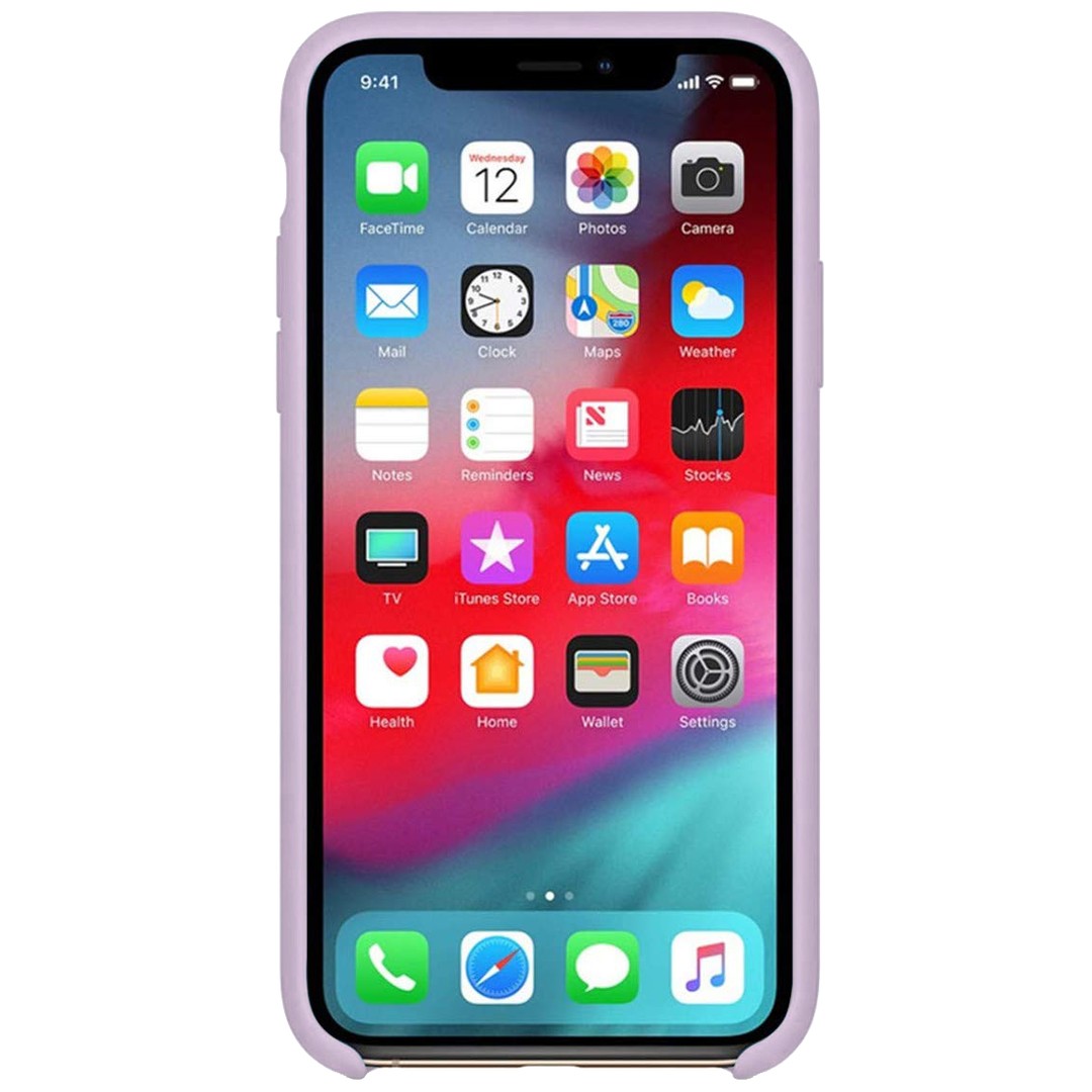Silicone Case (AA) для iPhone 7/8/SE (2020) (Lavender)-1
