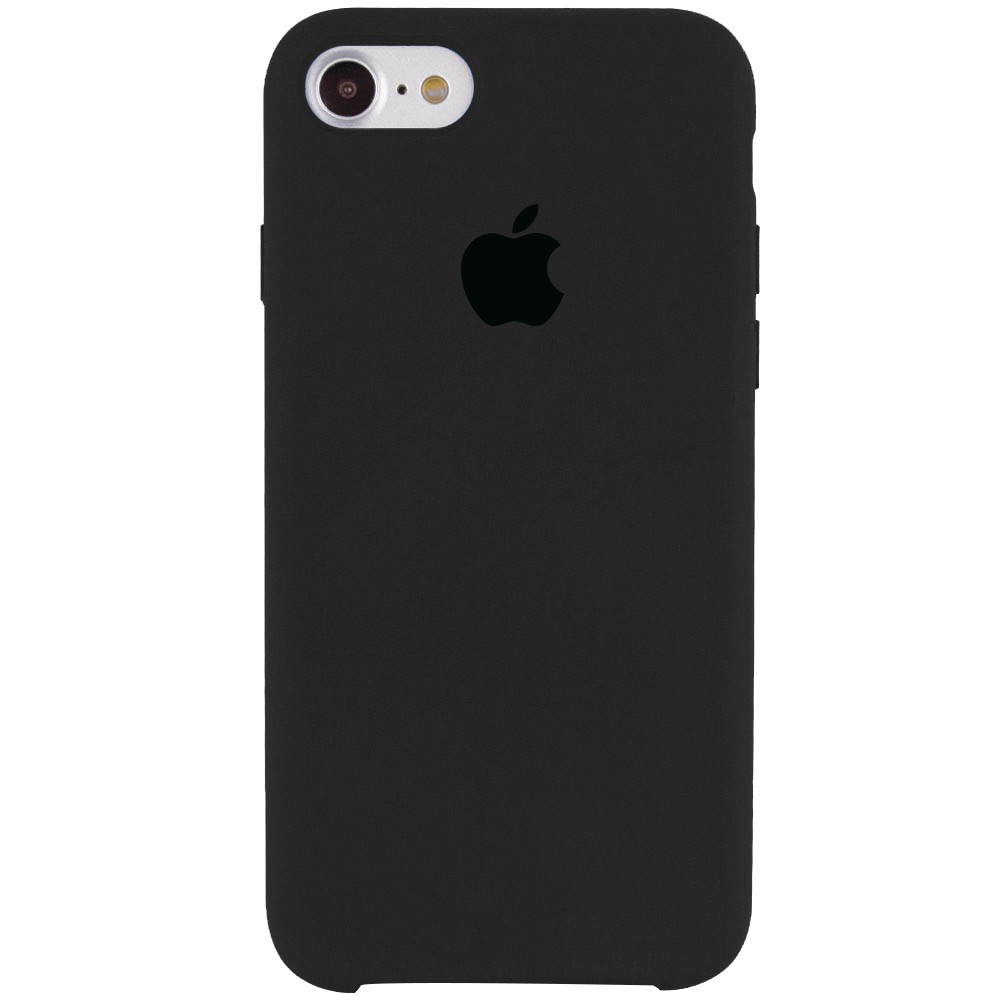 Silicone Case (AA) для iPhone 7/8/SE (2020) (Dark Gray)-0
