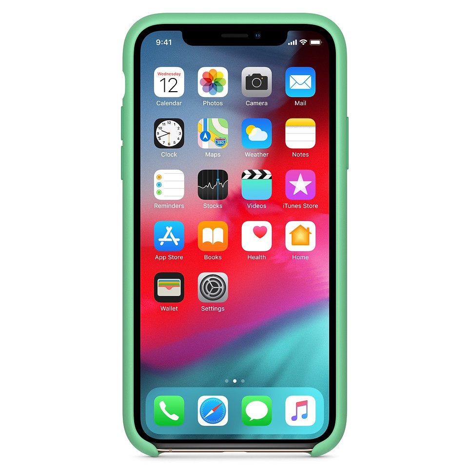 Silicone Case (AA) для iPhone 7/8/SE (2020) (Spearmint)-1