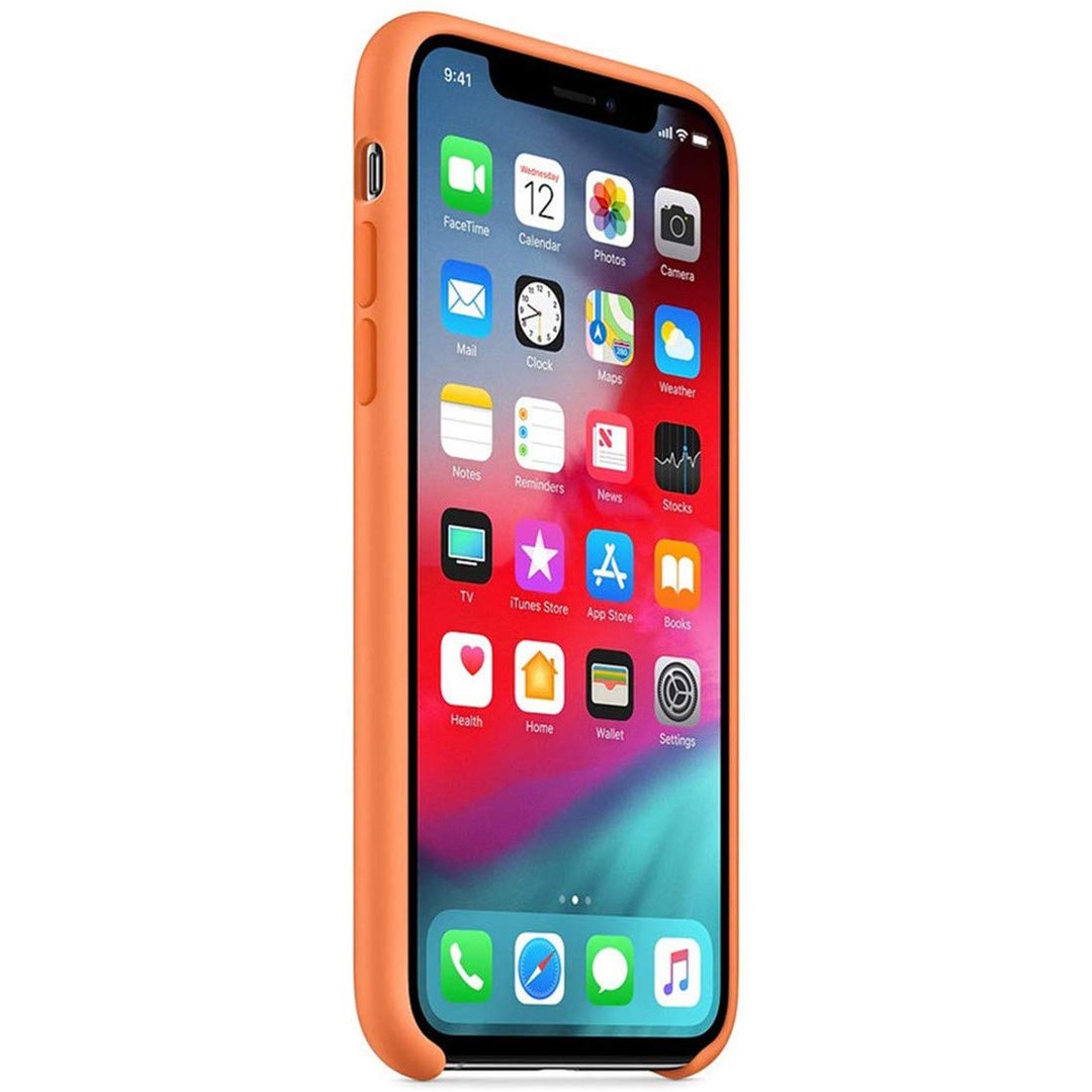 Silicone Case (AA) для iPhone 7/8/SE (2020) (Papaya)-2