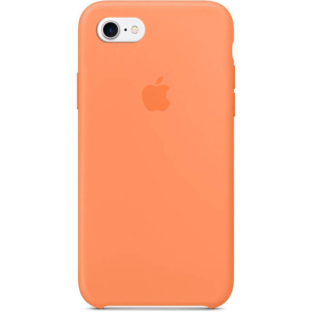 Silicone Case (AA) для iPhone 7/8/SE (2020) (Papaya)-0