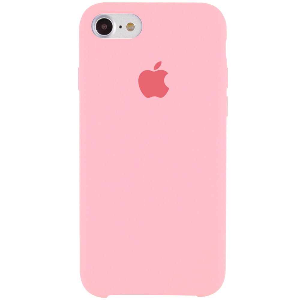 Silicone Case (AA) для iPhone 7/8/SE (2020) (Pink)-0