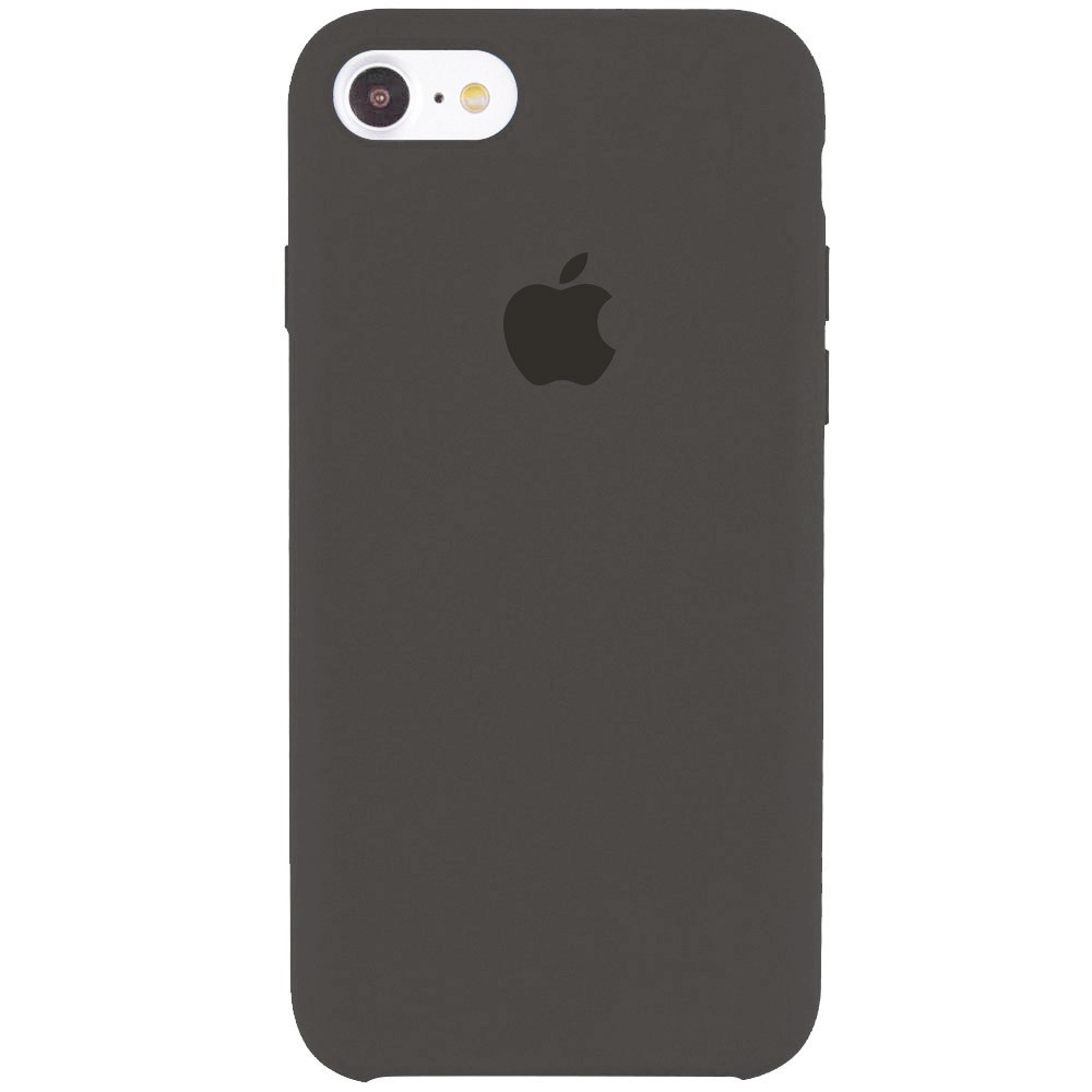 Silicone Case (AA) для iPhone 7/8/SE (2020) (Dark Olive)-0