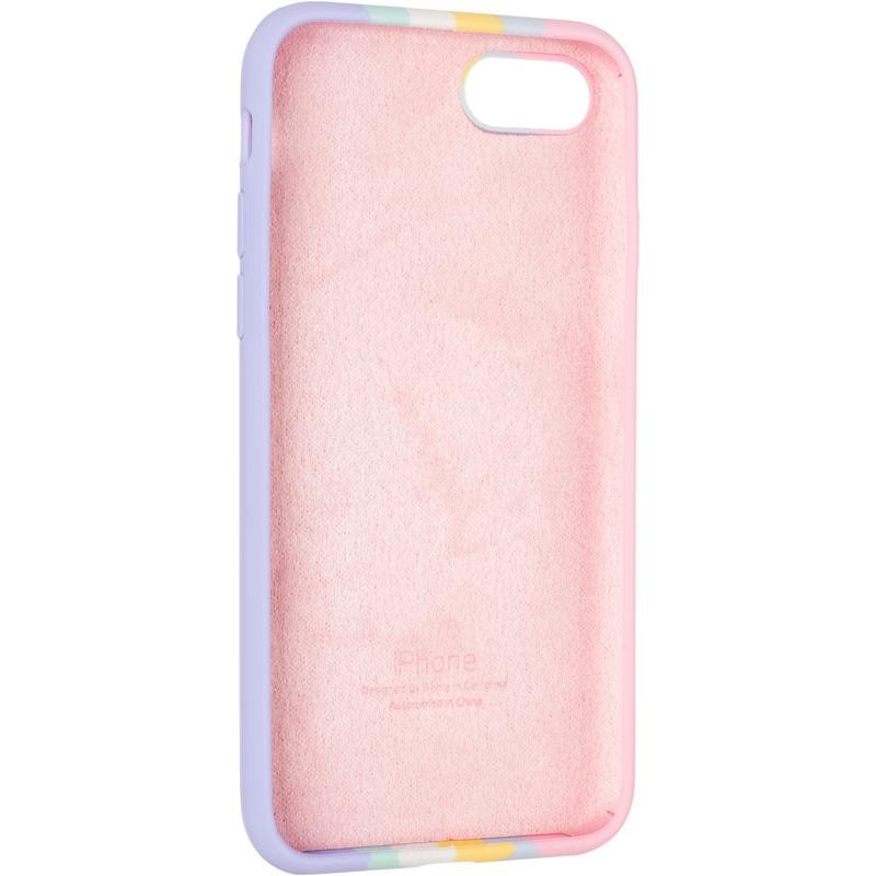 Rainbow Silicone Case iPhone 7/8/SE 2020 Marshmellow-2