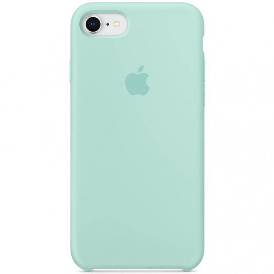Silicone Case (AA) для iPhone 7/8/SE (2020) (Marine Green)-0