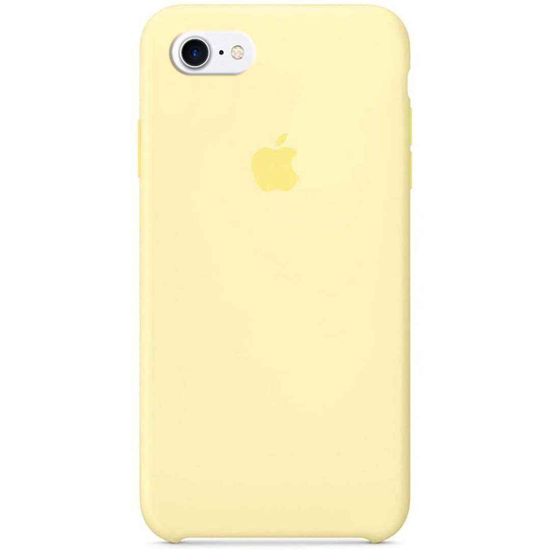 Silicone Case (AA) для iPhone 7/8/SE (2020) (Mellow Yellow)-0