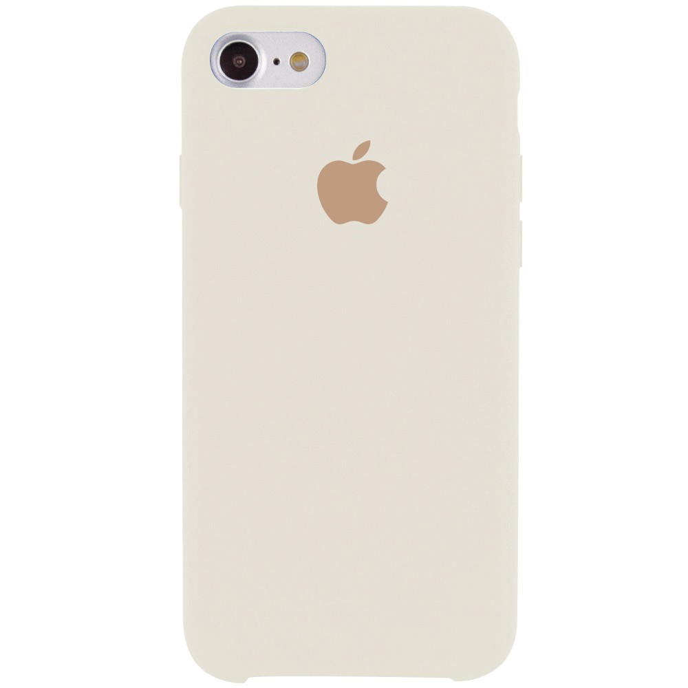 Silicone Case (AA) для iPhone 7/8/SE (2020) (Antique White)-0