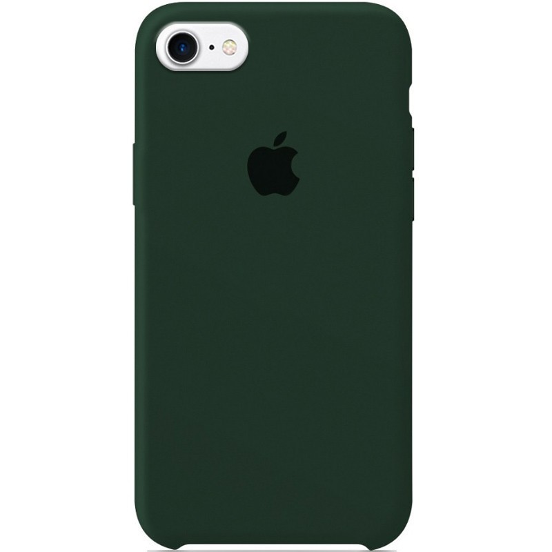 Silicone Case (AA) для iPhone 7/8/SE (2020) (Forest green)-0