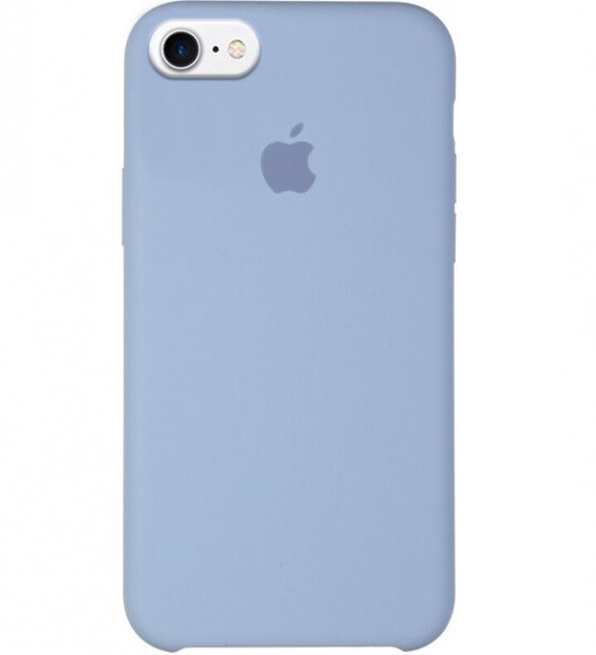 Silicone Case (AA) для iPhone 7/8/SE (2020) (Lilac Blue)-0