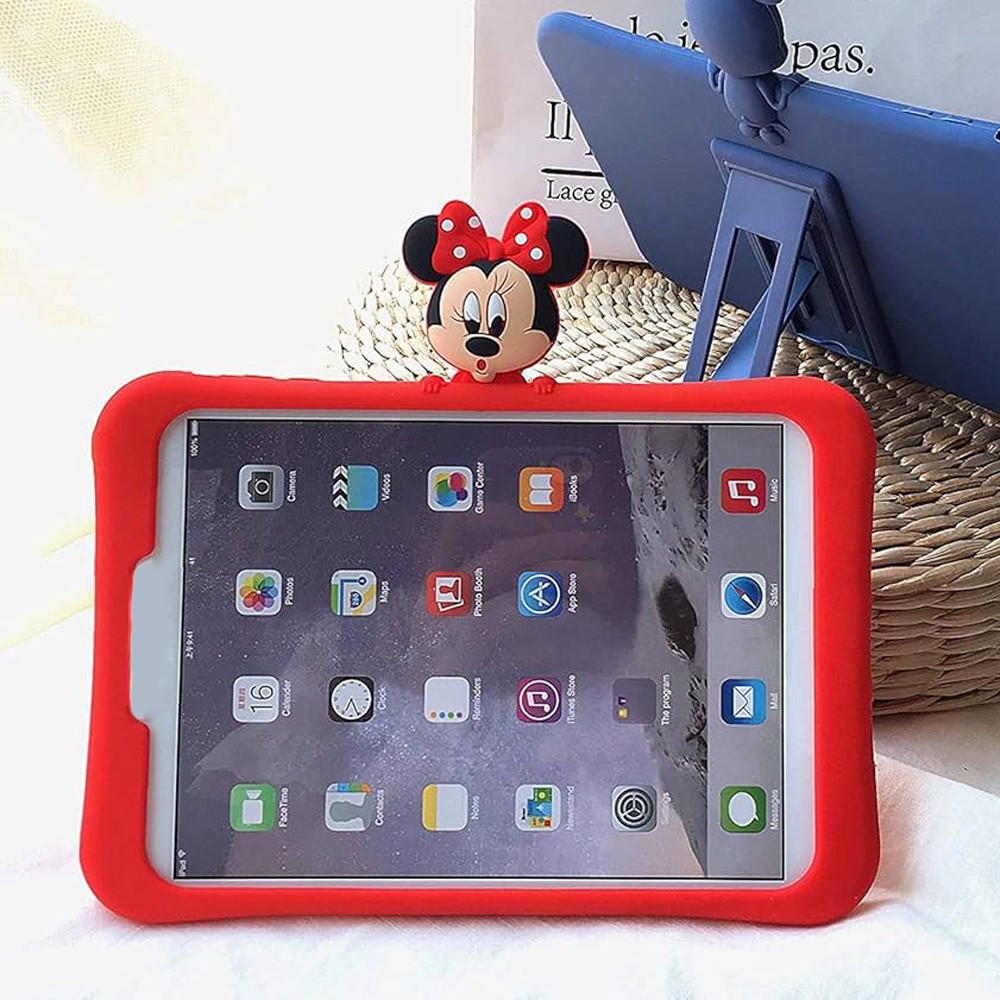 Силіконова накладка для  iPad Pro 11 2018 /  iPad Air 10.9 Міккі червона-0