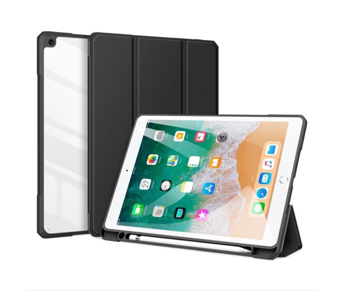 Dux Ducis Toby для iPad 9.7 (2017/2018)(With Apple Pencil Holder) (black)-0