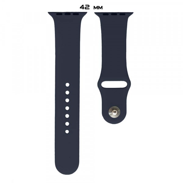 Ремінець Silicone (M/L) для Watch 42mm/44mm/45mm (Midnight blue)-0