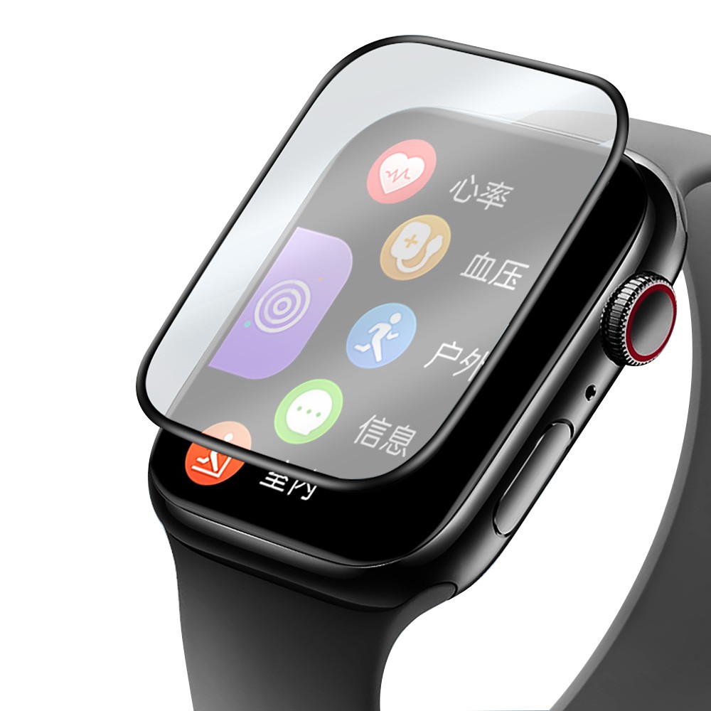 Захисне скло-плівка XO MATE SOFT 40 mm (FP1) для Apple Watch 4/5/6 series (чорний)-0