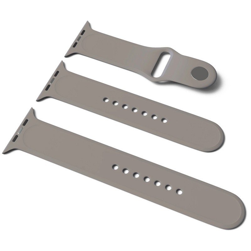 Ремінець 3 in 1 Bracelet для Apple watch 38 mm/40 mm / 41 mm (S / M) Dark grey-0