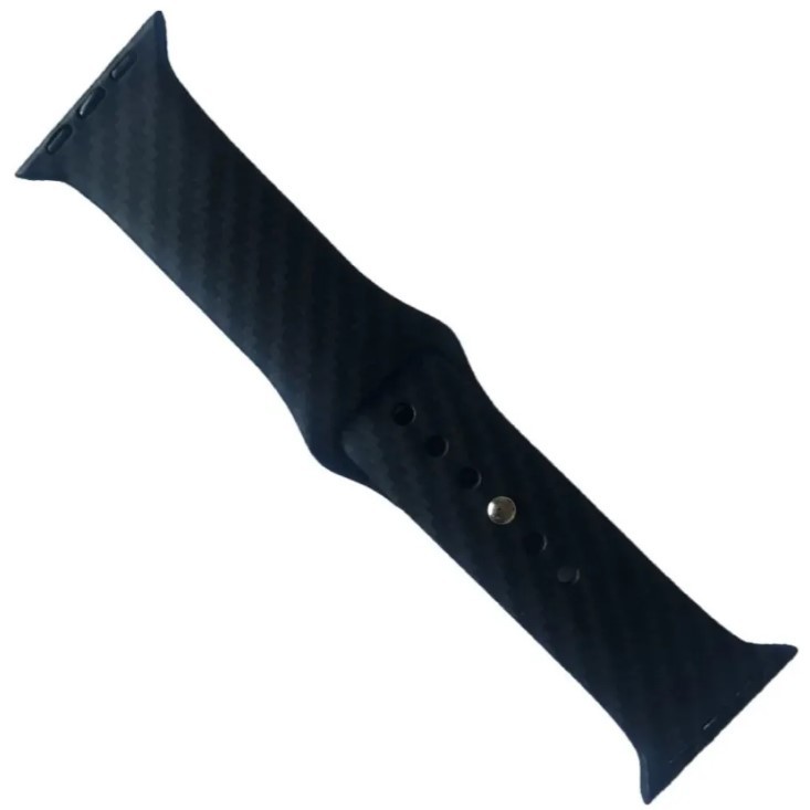 Ремінець CARBON для Watch 38/40/41mm /SE (Black)-0