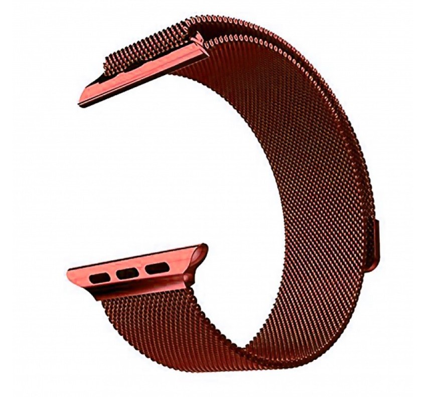 Ремінець Milanese Loop Watch 38/40/41mm (Червоне золото)-0