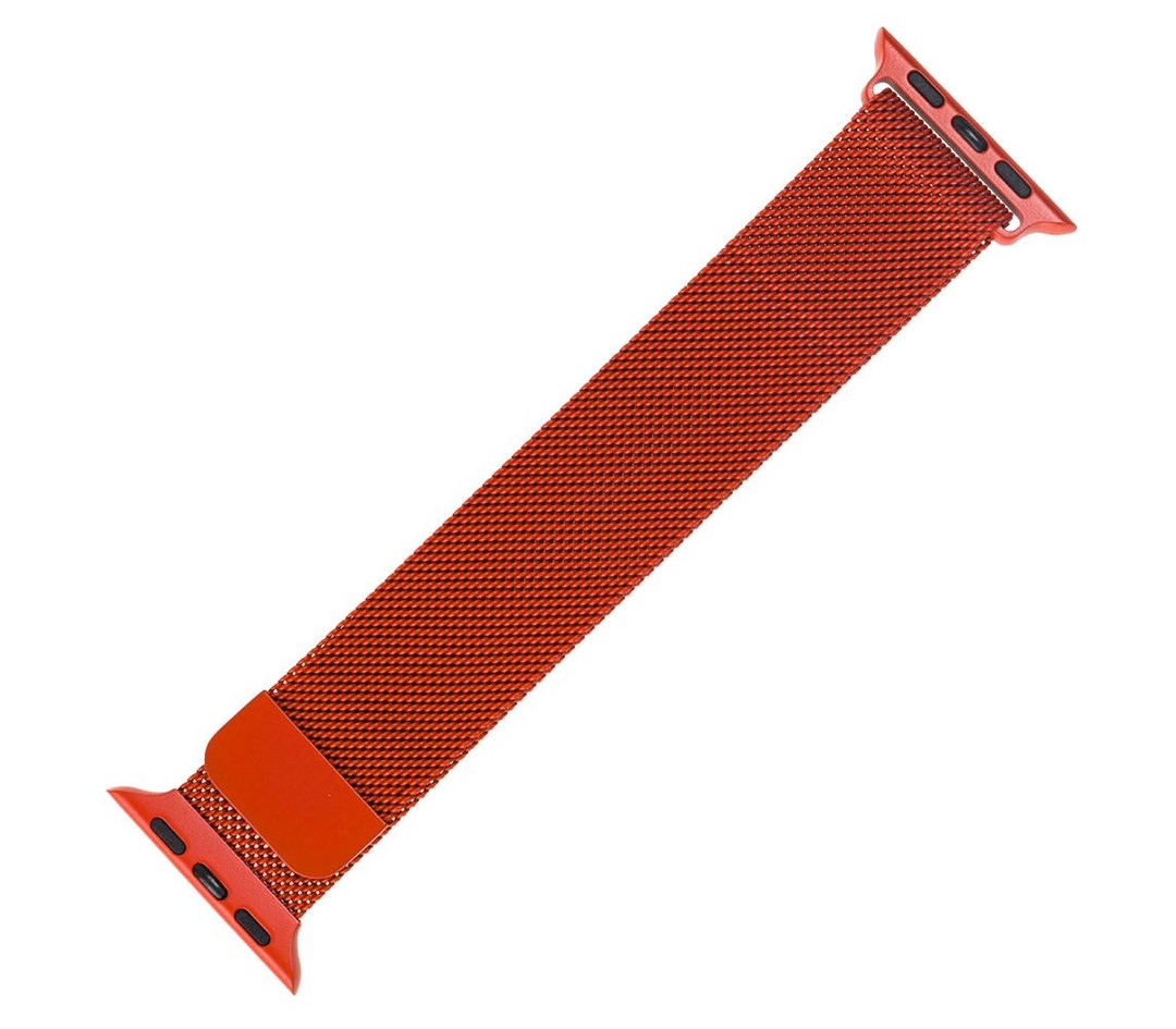 Ремешок Milanese Loop 42mm Красный-0