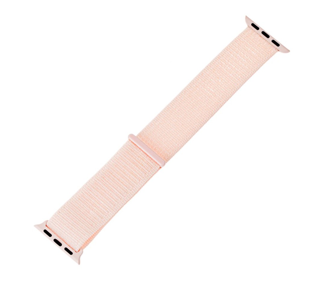 Ремінець Nylon для Apple Watch 38/40/41 mm Pink sand-0