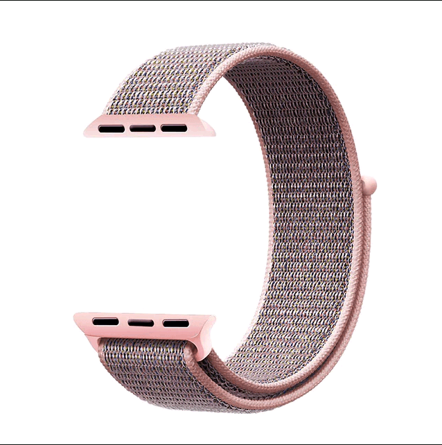 Ремінець Nylon для Apple Watch 42/44/45/49 mm Pink sand-0