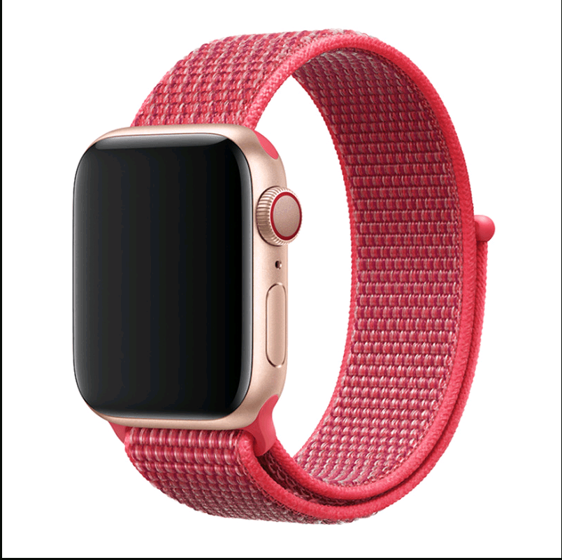 Ремінець для Watch Nylon Sport Loop 42/44/45/49 мм  (Pink)-0