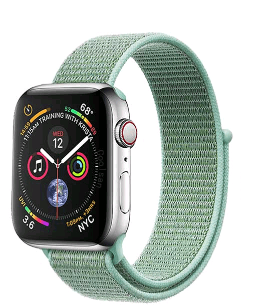 Ремінець Nylon для Apple Watch 42/44/45/49 mm Light mint-0
