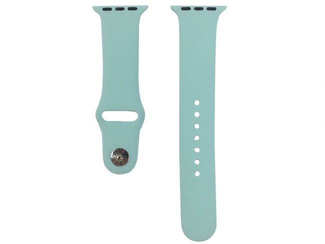 Ремінець Silicone  для  Apple Watch 42mm/44mm (Turquoise)-0