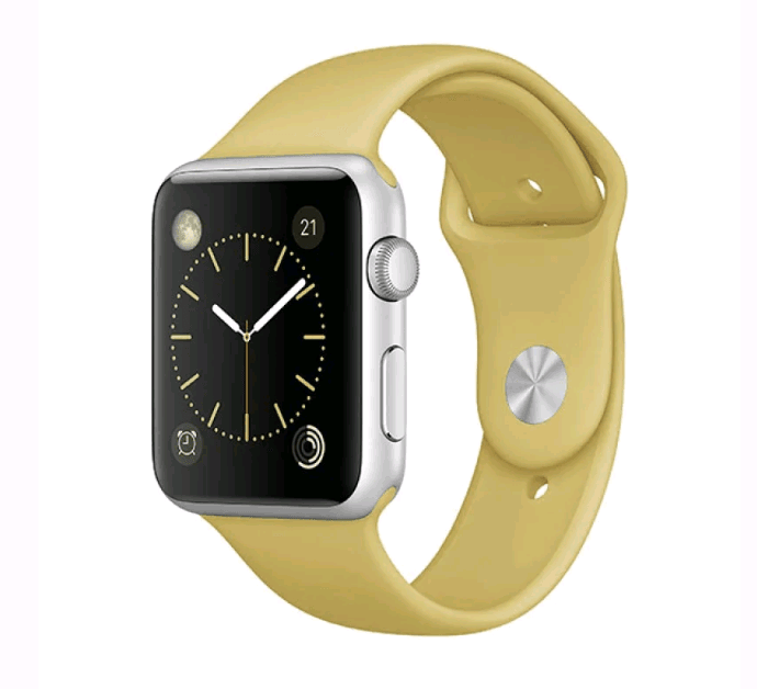 Ремінець Silicone (M) для Watch 38/40/41mm (Yellow)-0