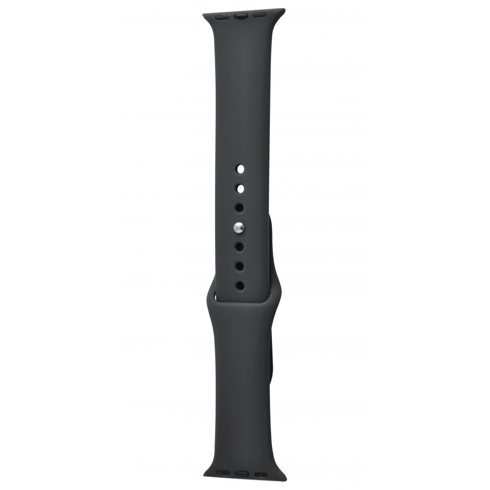 Ремінець Silicone  для  Apple Watch 38mm/40mm (Graphit)-0