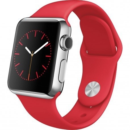 Ремінець Silicone  для  Apple Watch 42mm/44mm (Red)-0