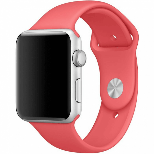 Ремінець Silicone  для  Apple Watch 42mm/44mm (Camellia)-0