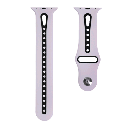 Ремінець Nike New Design для Apple watch 38/40 mm Lavander &Black-0