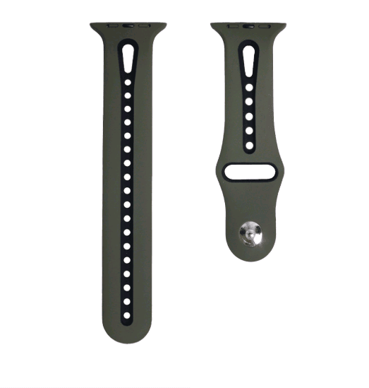 Ремінець Nike New Design для Apple watch 38/40 mm Khaki &Black-0